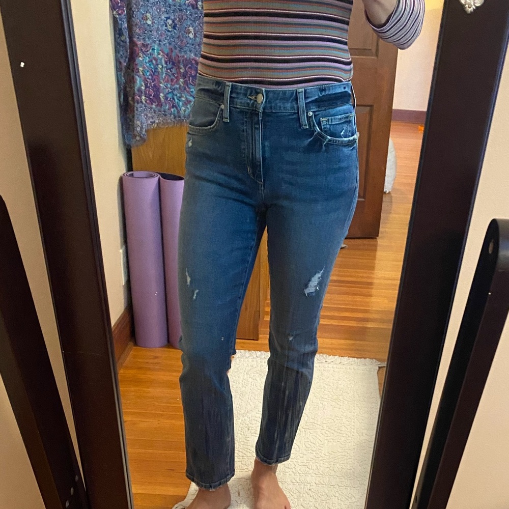 Joe’s straight ankle jean